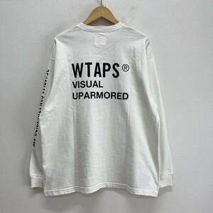 WTAPS ダブルタップス 23AW 232ATDT-CSM12 OBJ 03 / LS / COTTON. FORTLESS コットンジャージー 長袖Tシャツ ロンT ロゴ 02 M 10113033