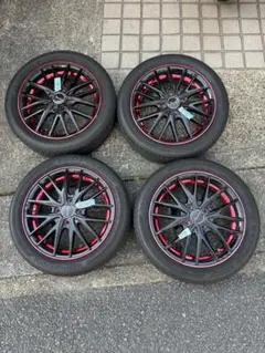 タイヤ付ホイール4本セット　15インチ　4.5J+45 4-100