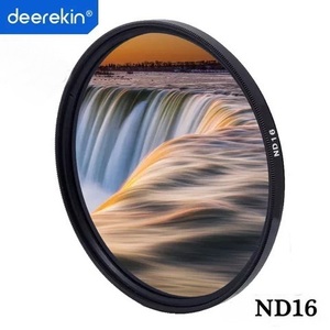 deerekin 薄枠 58mm ND16 NDフィルター 減光フィルター 広角レンズ対応 簡易ケース付き 新品・未使用品