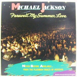 LP,MICHAEL JACKSON　FAREWELL MY SUMMER LOVE 輸入盤 ポスター欠落