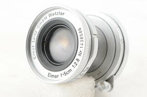 Leica Elmar 5cm F2.8 ライカ エルマー Ernst Leitz GmbH Wetzlar L39 沈胴式 単焦点レンズ ★美品★