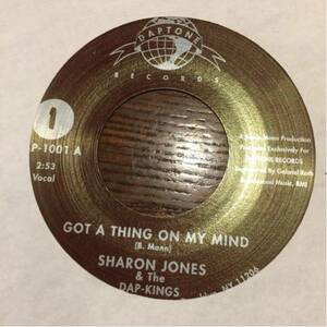 SHALON JONES&DAP KINGS/GOT A ON MY MIND中古7インチ