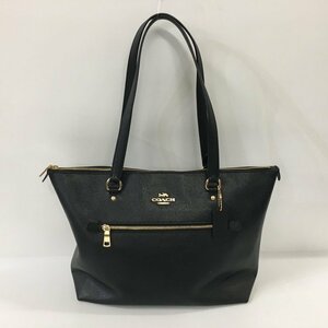 TEI【現状渡し品】 COACH F79608 Gallery Tote コーチ ギャラリートート BAGバッグ BLAKブラック 〈180-230708-TS-8-TEI〉