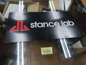 アメリカ　スタンスラボ　イベント用　ナンバープレート　STANCE　LAB　K1021　送料370円　