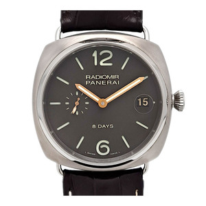 オフィチーネ パネライ ラジオミール 8DAYS チタニオ PAM00346 手巻き チタン メンズ OFFICINE PANERAI 中古 【時計】