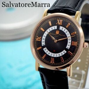 399【美品】 サルバトーレマーラ時計　メンズ腕時計　スケルトンカレンダー　人気