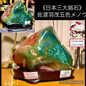 【信濃美術石博物館】 水石 盆栽 佐渡羽茂五色メノウ 横26×高22×奥行15(cm) 重量:7.9kg 佐渡赤玉石 赤石 骨董盆石鑑賞石観賞石太湖石4471