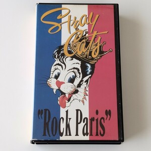 【国内版VHS/ビデオ】ストレイ・キャッツ/ロック・パリ(BVVP-44)STRAY CATS/ROCK PARIS/1989年/BRIAN SETZER ブライアン・セッツァー