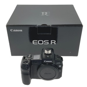 ☆☆ CANON キャノン ミラーレス一眼カメラ ボディ EOS R 外箱付き 101022002957 やや傷や汚れあり