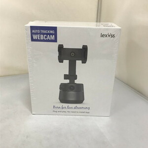 未使用 Lexvss 自動顔追跡Webカメラ B08R6C6V7H ブラック AUTO TRACKING WEBCAM [jgg]