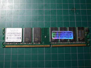 中古動作未確認 DDR400 256MB メモリ 1枚