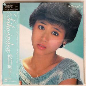 帯付き MASTERSOUND 松田聖子/インデックス/CBS/SONY 30AH1223 LP