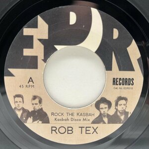 【マイルドな口当たりのフロアキラー】良好!! 7インチ ROB TEX Rock The Kasbah (EDR015) THE CLASH 名曲 ディスコ／DUBリミックス 45RPM.