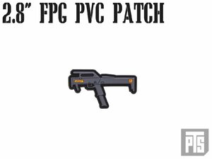 PTS-0056　【正規品】PTS 2.8インチ FPG PVC パッチ BK