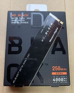 【未開封品】WD BLACK SN770 NVMe SSD 250GB WDS250G3X0E-00B3N0 送料無料