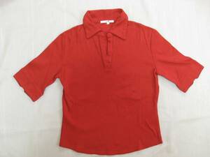 ★２３区★シンプルな赤のTシャツ♪ポロシャツ♪３８・美品