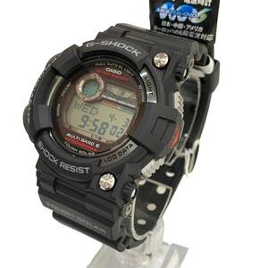 未使用 CASIO カシオ G-SHOCK FROGMAN フロッグマン Master of G メンズ腕時計 ラバー ブラック×レッド GWF-1000-1JF