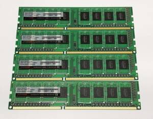 ■CFD Panram W3U1600PS-4G PUD31600C114G2VS デスクトップPC用メモリ DIMM DDR3-1600 PC3-12800 4GB 4枚組 計16GB 