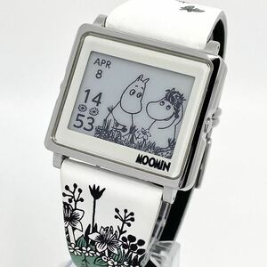 希少 MOOMIN 腕時計 スマートキャンバス ムーミントロール デジタル W1-MM10110 クォーツ quartz シルバー 銀 EPSON エプソン Y724