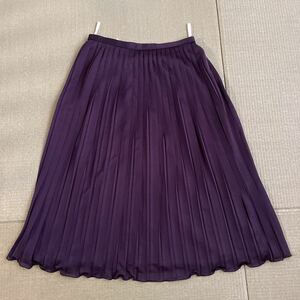 MOKA プリーツスカート　5号　サイズ5 株式会社ジュニアー　紫色