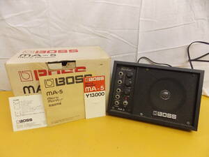 CC166 BOSS マイクロモニター ローランド BOSS MA5 楽器 器材 モニタースピーカー レコーディング /80