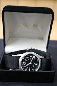 MIL-TIME COMBAT ELITE ミリタリー ブラック文字盤　オートマチック　腕時計
