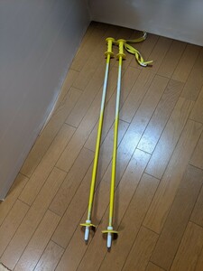 IY0798 KAZAMA FOSVISION スキー ストック 約100cm 現状品 JUNK