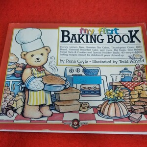 c-530　洋書　my first BAKING BOOK 　レナ・コイル　1988年10月1日発行　初めてのお菓子作り　外国語書籍※2