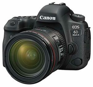 Canon デジタル一眼レフカメラ EOS 6D Mark II EF24-70 F4L IS USM レンズ (中古品)
