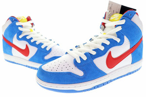 未使用品 ナイキ エスビー NIKE SB DUNK HIGH PRO ISO DORAEMON 2020 28cm CI2692-400 ダンク ハイ プロ ドラえもん 【ブランド古着ベクト