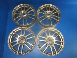 Manaray マナレイ アルミホイール 4本セット 17×7J 5H PCD114.3 インセット 22 5×100 マルチ 17インチ（K