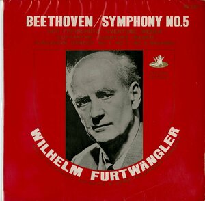 東芝音楽工業(赤盤) HA5101ウィルヘルム・フルトヴェングラー ベートーヴェン「運命」|ブラームス「ハンガリー舞曲」＊