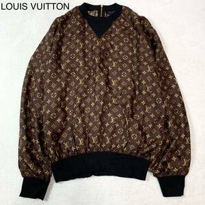 早い者勝ち！！　21AW ☆新品☆ LOUIS VUITTON モノグラム　シルク ブラウス　レディース　Sサイズ