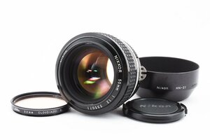 ◇◆ 完動美品 ニコン Nikon Ai ニッコール Nikkor 50mm f/1.2 MF 標準 レンズ 一眼レフ フード付 動作絶好調 8312 ◆◇