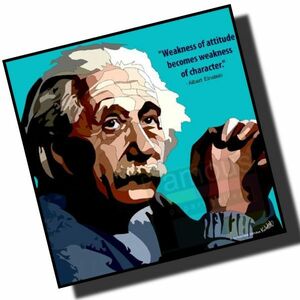 アルベルト・アインシュタイン デザイン2 海外カリスマアートパネル 木製 壁掛け ポップアート 絵画 ポスター インテリア