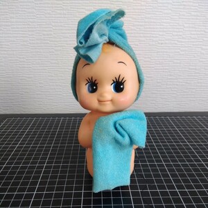 昭和レトロ 貯金箱 キューピー人形 湯上がり 風呂上がり バスタオル お祈りキューピー