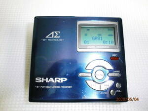 SHARP　MD-DR7　シャープ　MDレコーダー本体のみ付属品ありません。難有り中古ジャンク品