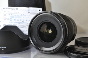 ★★新品同様 FUJIFILM FUJINON GF 23mm F/4 R LM WR Lens♪♪#5371