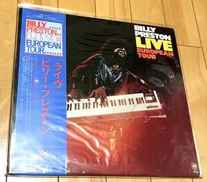 帯付き!! 帯あり!! ビリー・プレストン Billy Preston ライヴ・ヨーロピアン・ツアー Live European Tour obi