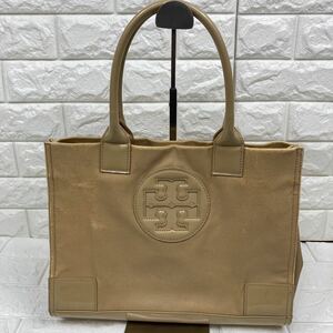 Tory Burch トリーバーチ　スクエアバッグ ストロー デカロゴ トートバッグ　ハンドバッグ　レディース　A4 500mlペットボトル収納ok