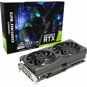 玄人志向 NVIDIA GeForce RTX3070 搭載 グラフィックボード GDDR6 8GB GALAKURO GAMINGモデル