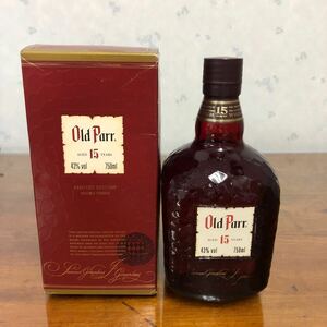 33YB522古酒 Old Parr オールドパー １５年　750ml 43％ 未開封　スコッチ ウイスキー WHISKY 