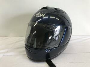 ☆★【USED】 Arai アライ ヘルメット RX-7RR4 東単限定カラー グラスブルー 2005年製 59・60cm バイク ツーリング 単車 100サイズ