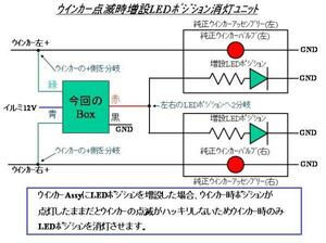 ★ウィンカー作動時にポジション球が消える！スイッチバック最適