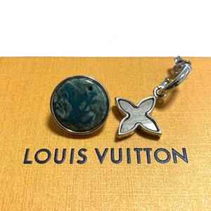 1円 LOUIS VUITTON ルイヴィトン ピアス MP3147 ブックル　LVマーブル 2 アクセサリー モノグラム LV イヤリング ヴィトン accessory