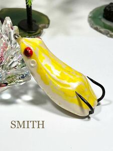 SMITH スミス フロッグ イエロー/ホワイト系　 雷魚 ナマズ バス その他に