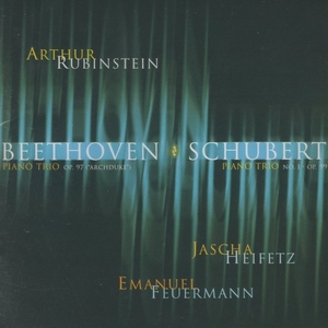 ベートーヴェン:ピアノ三重奏曲第7番「大公」/ 他 / ルービンシュタイン,ハイフェッツ,フォイアマン / 1941年録音 / RCA / BVCC-35093