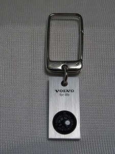 コンパス付きプレートKeyホルダー VOLVO 未使用 ボルボ 