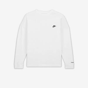 S サイズ PEACEMINUSONE PMO NIKE LS Tee White ピースマイナスワン ナイキ コラボ Tシャツ 白 ロンT スリーブ G-DRAGON 新品 送料 無料