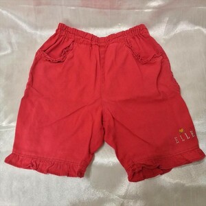 ELLE 子供用 ショートパンツ 80cm 赤 ズボン